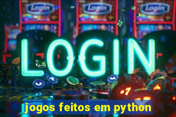 jogos feitos em python